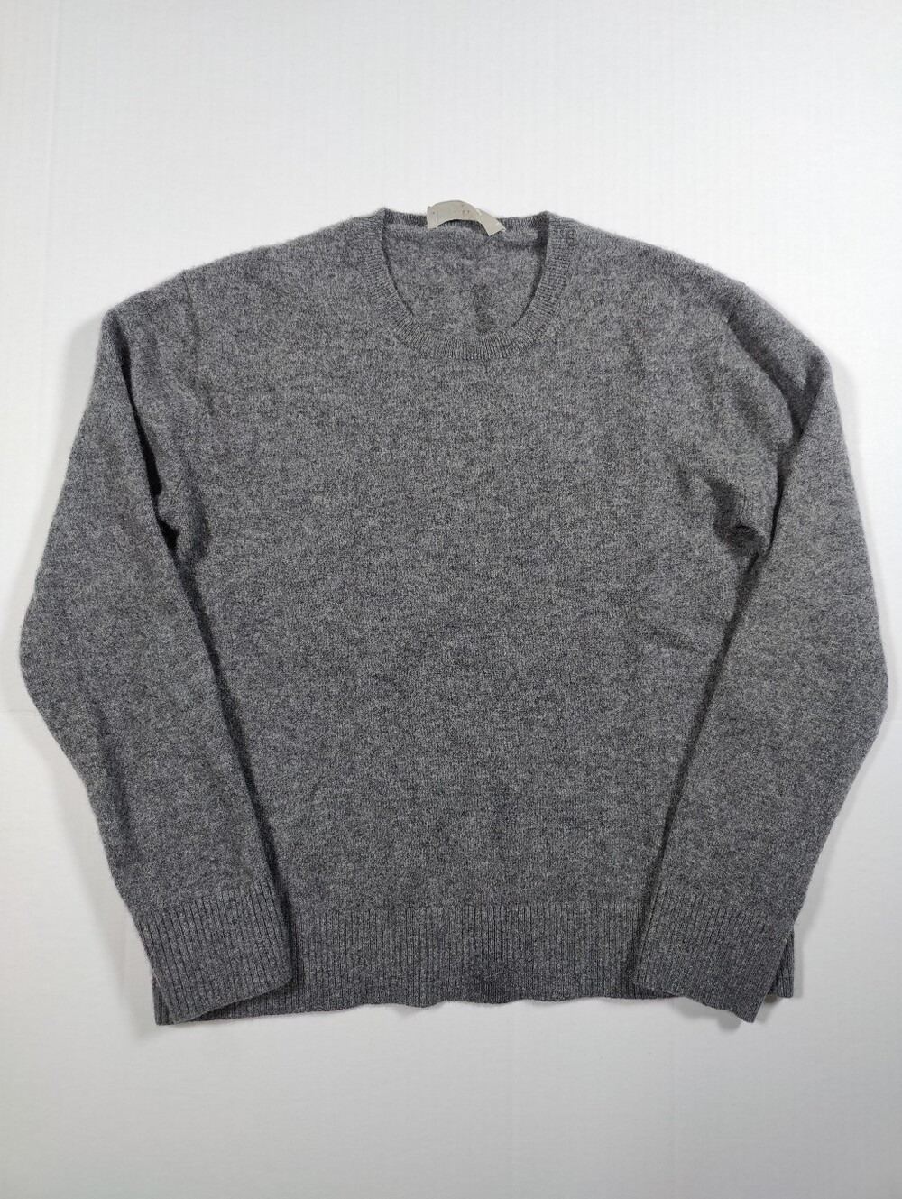 Everlane Women 100% Cashmere Gray Crew Neck Long Sleeve Sweater Size S